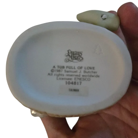 Precious Moments Porcelain Figurines Lot Of 5 1983-1989 - Picture 8 of 16